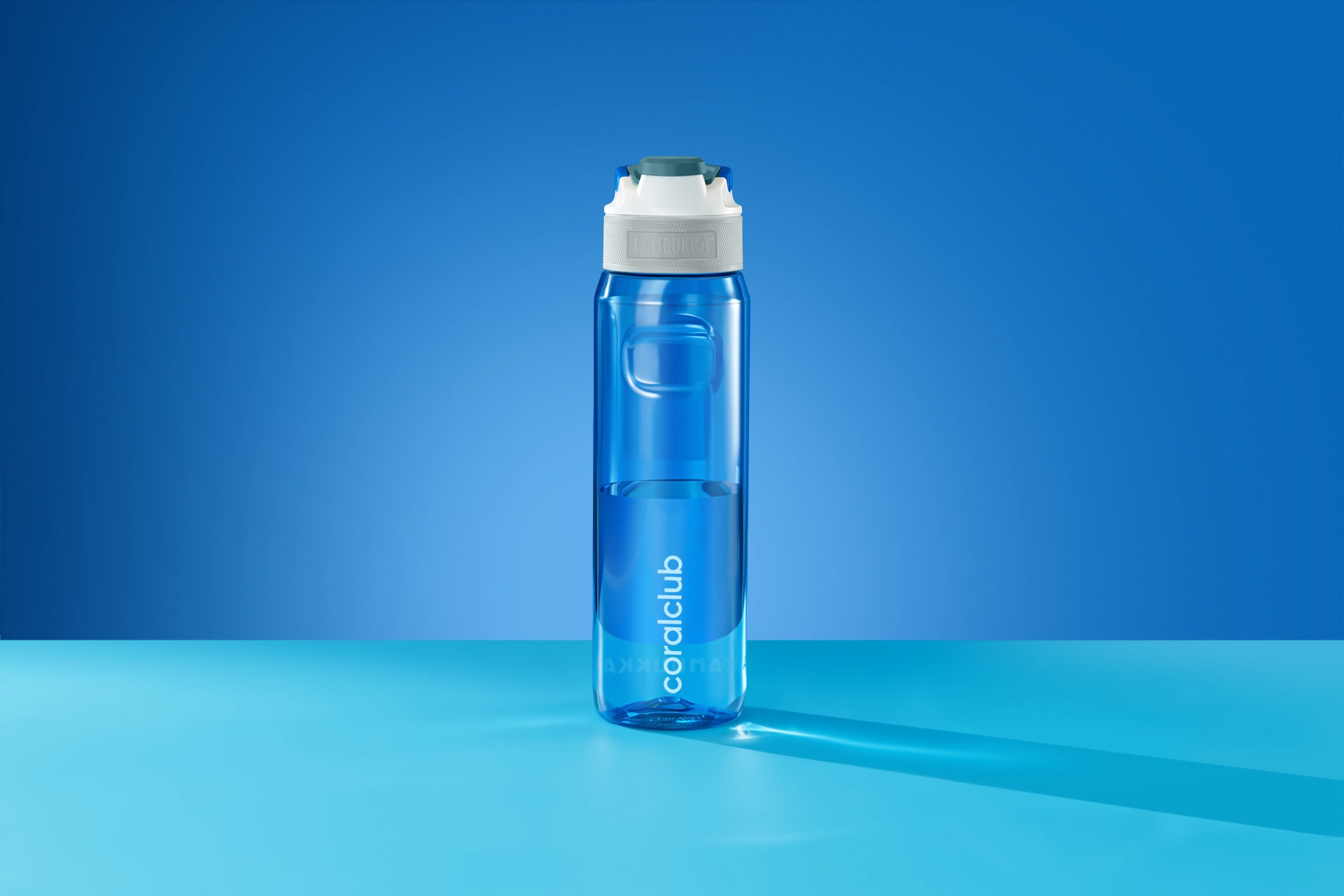 Plastic bottle Kambukka Elton 1000 Niagara Blue